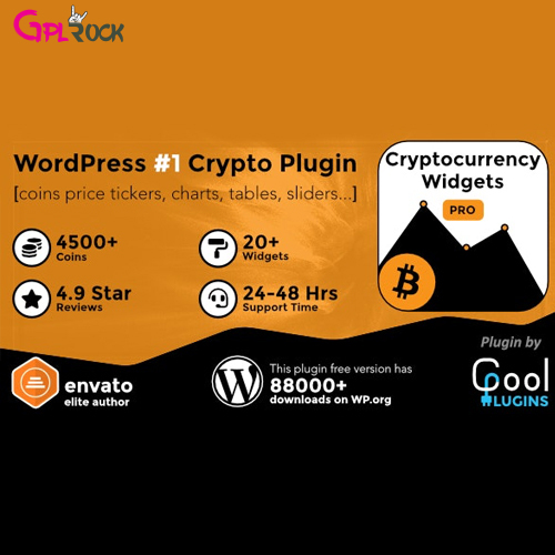 Cryptocurrency Widgets Pro – WordPress Crypto Plugin