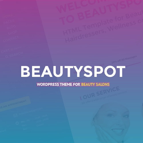 BeautySpot WordPress Theme for Beauty Salons