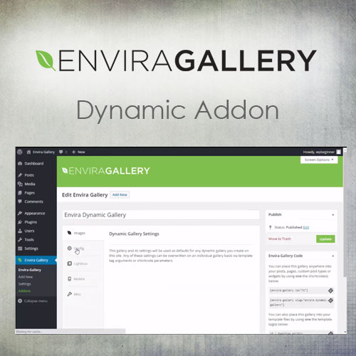 Envira Gallery | Dynamic Addon