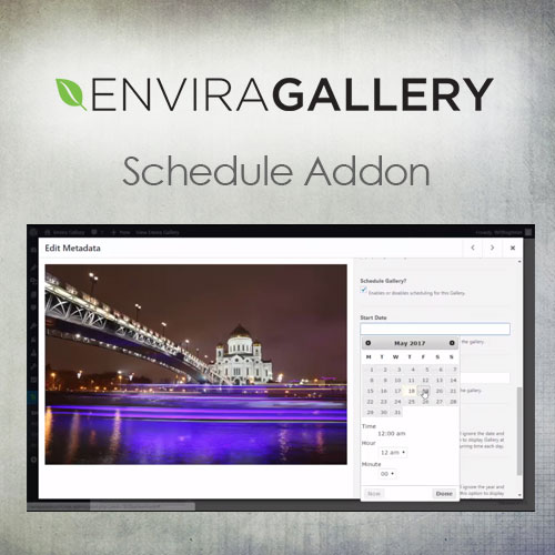 Envira Gallery | Schedule Addon