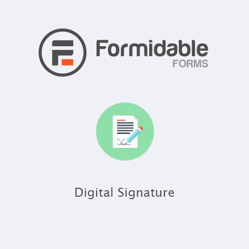 Formidable Forms Digital Signature