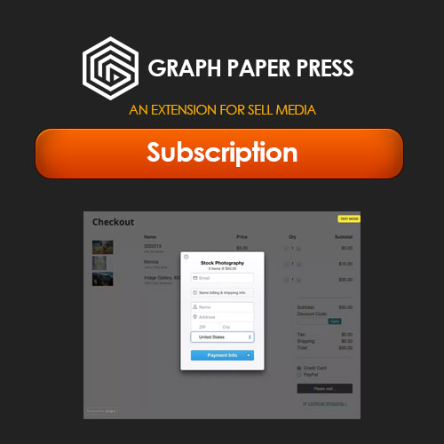 Graph Paper Press Sell Media Subscription