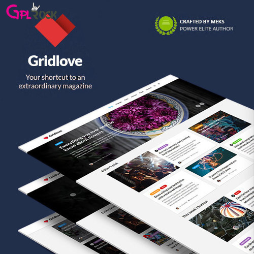 Gridlove Creative Grid Style News Magazine WordPress Theme