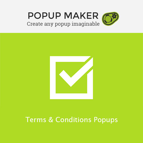Popup Maker Terms Conditions Popups