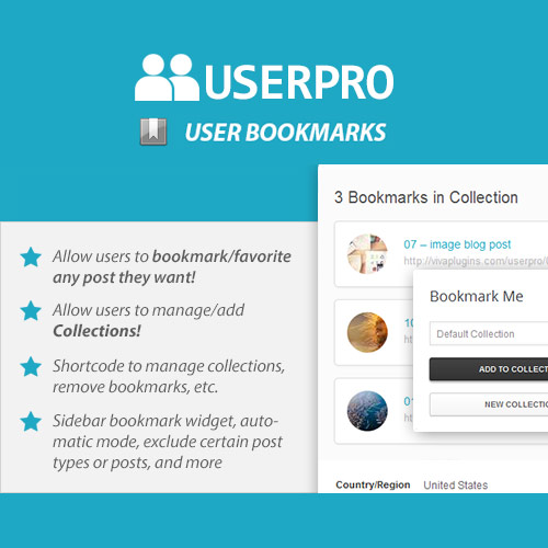 UserPro – WordPress User Bookmarks Add-on