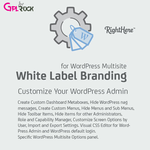 White Label Branding for WordPress Multisite