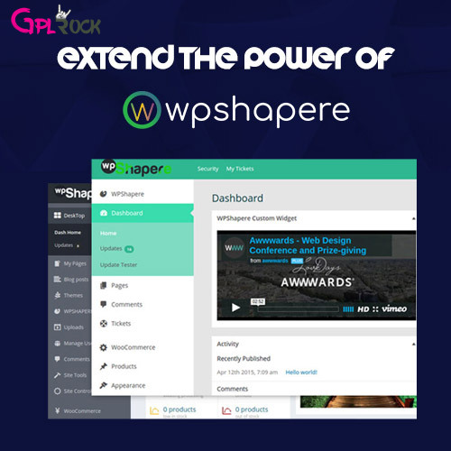 Wordpress Admin Theme WPShapere