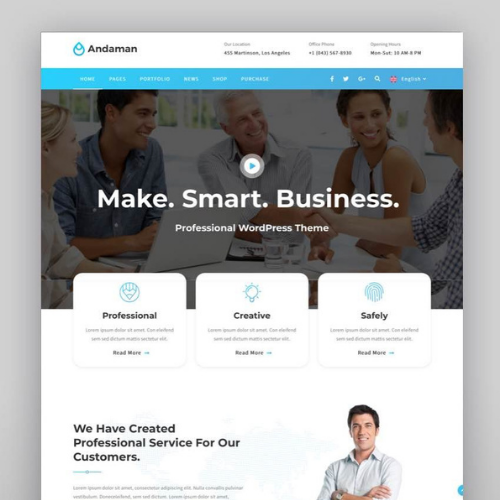 Andaman – Creative Business WordPress Theme