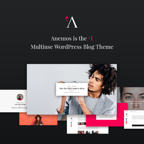 Anemos – A Multiuse Blogging WordPress theme