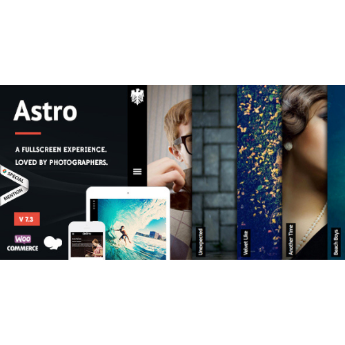 Astro – Photography WordPress Theme
