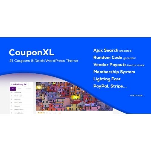 CouponXL Coupons Deals Discounts WP Theme