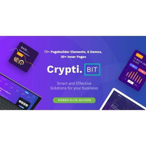 Crypterio – ICO Landing Page and Cryptocurrency WordPress Theme 2