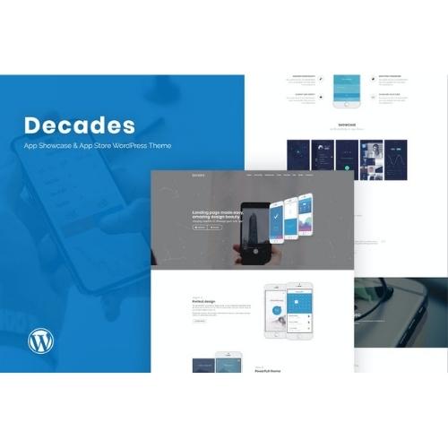 Decades – App Showcase App Store WordPress Theme