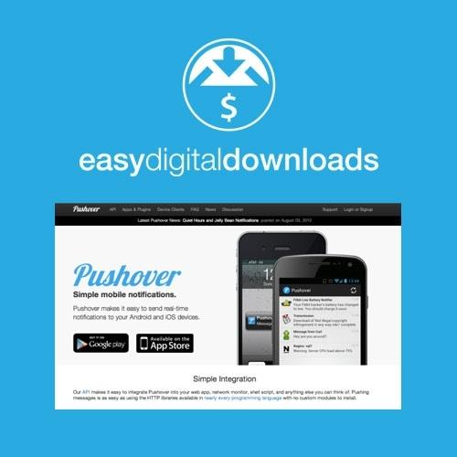 Easy Digital Downloads Pushover Notifications Addon
