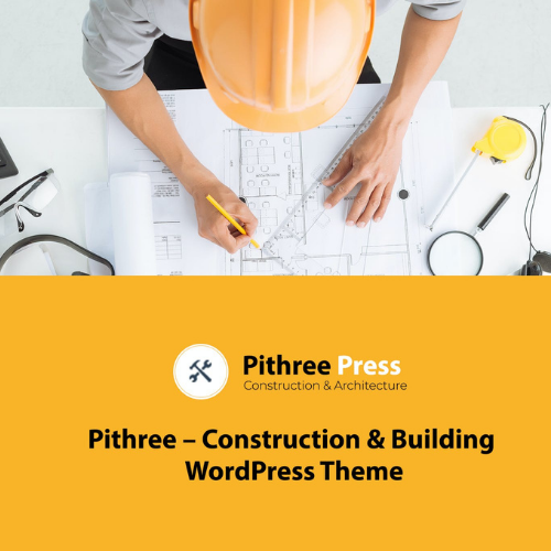 Pithree – Construction Building WordPress Theme