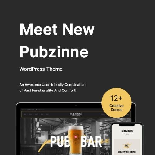 Pubzinne – Sports Bar WordPress Theme