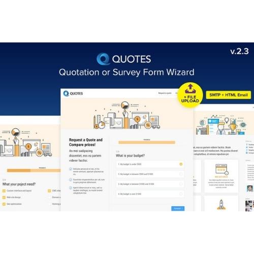 Quote – Quotation or Survey Form Wizard
