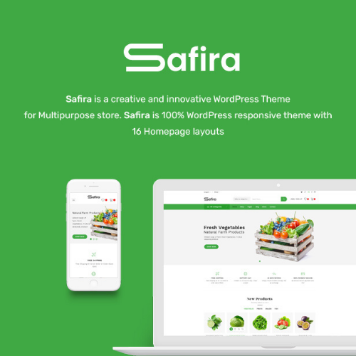 Safira – Food Organic WordPress Theme