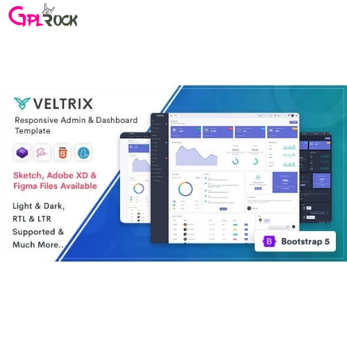 Veltrix Admin Dashboard Template