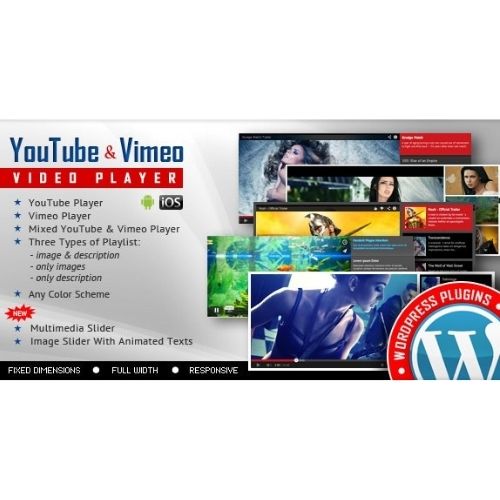 Youtube Vimeo Video Player and Slider WP Plugi