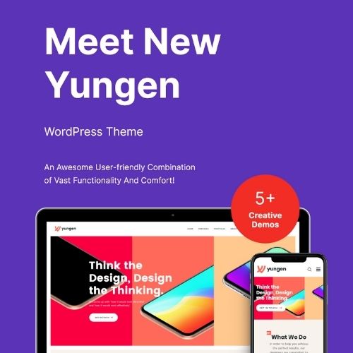 Yungen Modern Digital Agency Business WordPress Theme