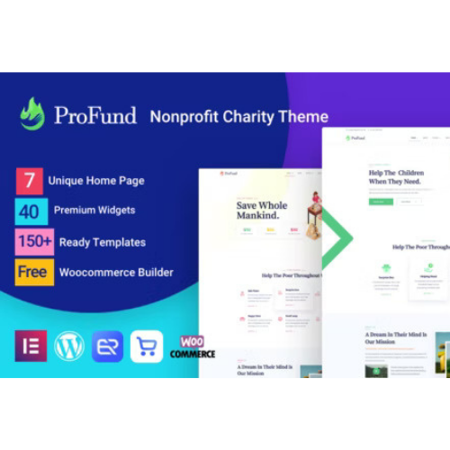 Nonprofit ProFund - Charity Theme