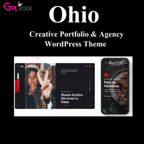Ohio - Creative Portfolio & Agency WordPress Theme