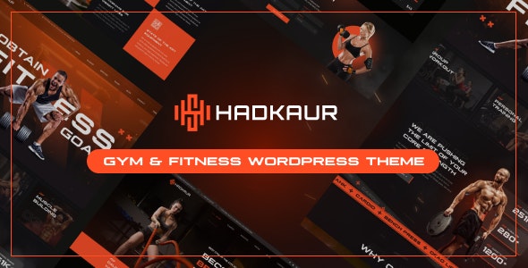 Hadkaur - Fitness and Gym WordPress Theme
